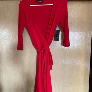 Lulus Wrap Dress NWT